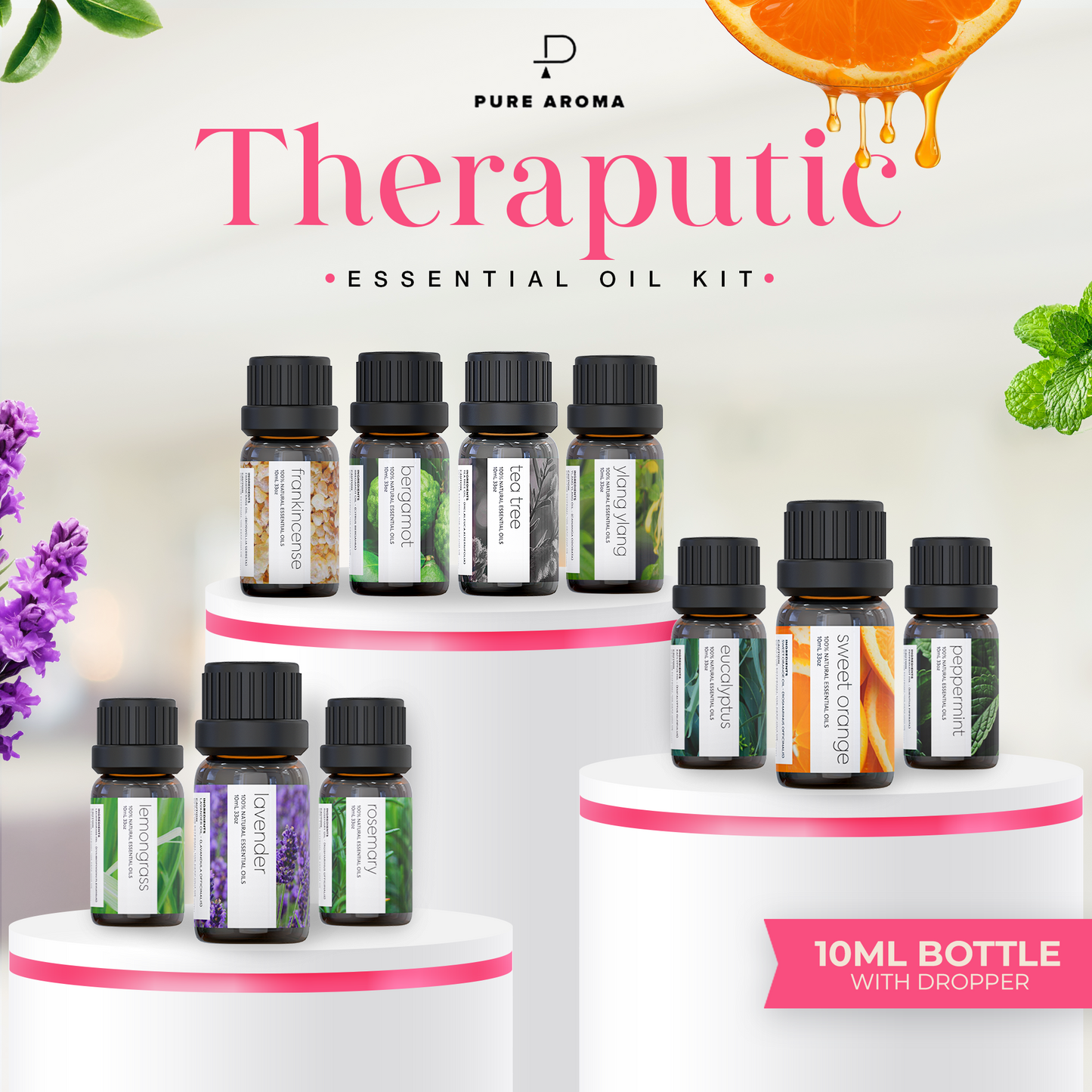 Premium Essential Oils Gift Set – 100% Pure & Therapeutic