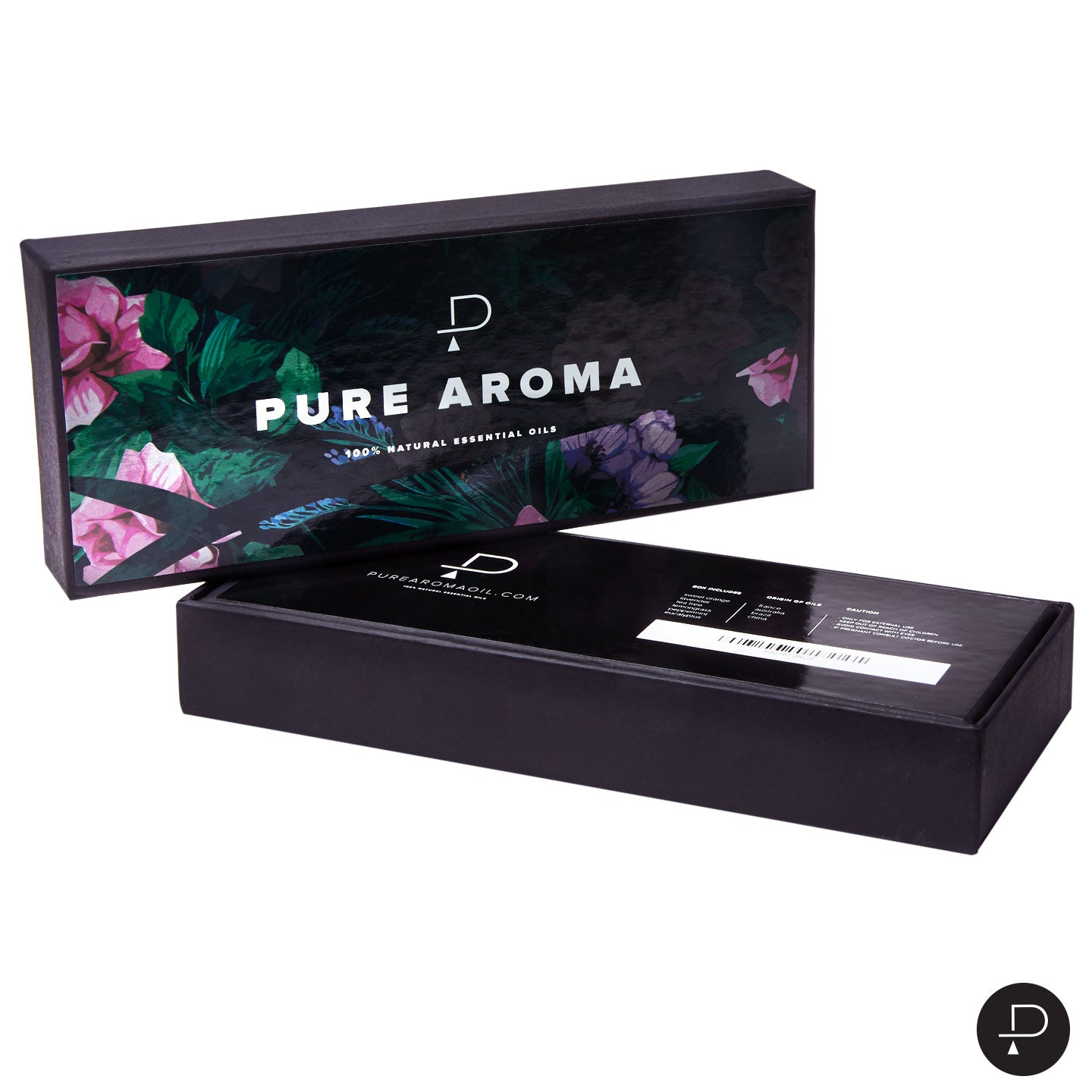 PURE AROMA Essential Oils - Top 6 Aromatherapy Oils in 1 Box (10 Ml)