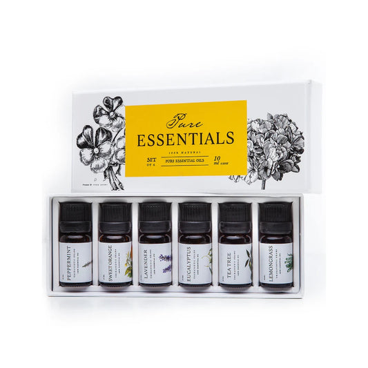 Pure Essentials Essential Oil Set – 100% Natural & Therapeutic